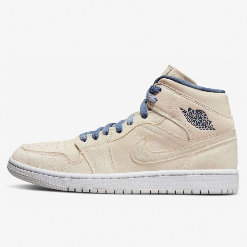 Jual Sepatu Sneakers Air Jordan 1 Mid Se Beige Original Dm9126-104 - hoopspoint.com