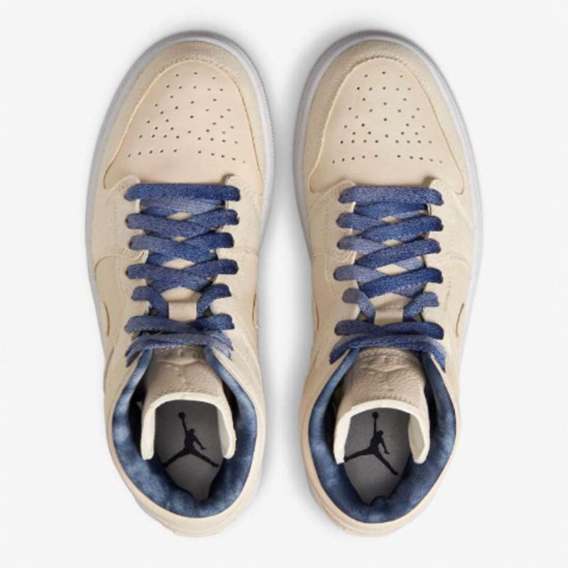Jual Sepatu Sneakers Air Jordan 1 Mid Se Beige Original Dm9126-104 - hoopspoint.com