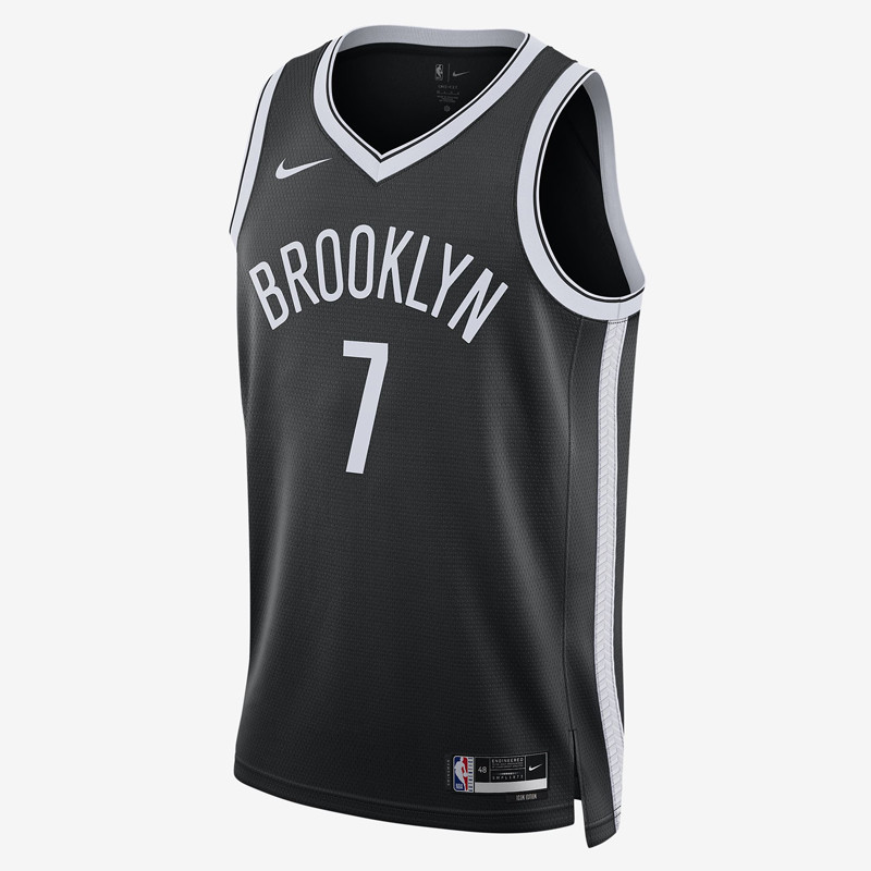 Jual Baju Basket Nike Kevin Durant Brooklyn Nets Icon Edition Swingman Jersey Black Original Dn1996-011 - www.hoopspoint.com