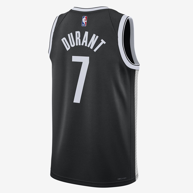 Jual Baju Basket Nike Kevin Durant Brooklyn Nets Icon Edition Swingman Jersey Black Original Dn1996-011 - www.hoopspoint.com