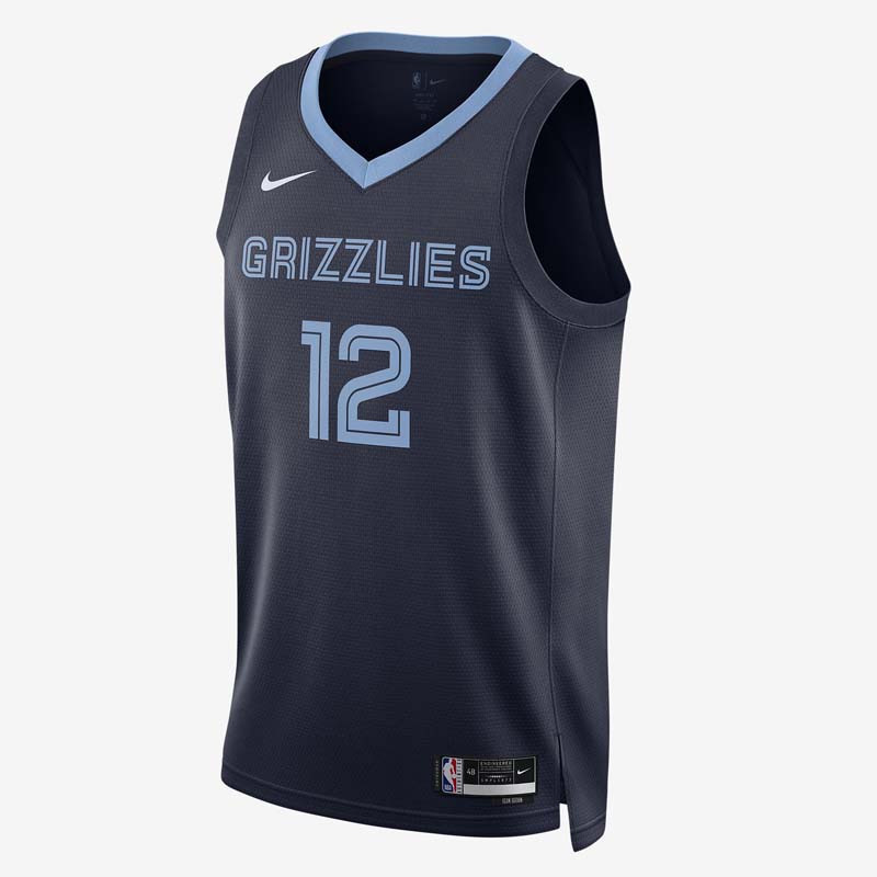 Jual Baju Basket Nike Ja Morant Memphis Grizzlies Icon Edition Swingman Jersey College Navy Original Dn2010-419 - hoopspoint.com