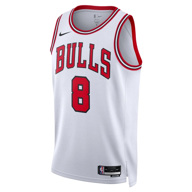 Jual Baju Basket Nike Zach Lavine Chicago Bulls Association Edition Swingman Jersey White Original Dn2072-100 - hoopspoint.com