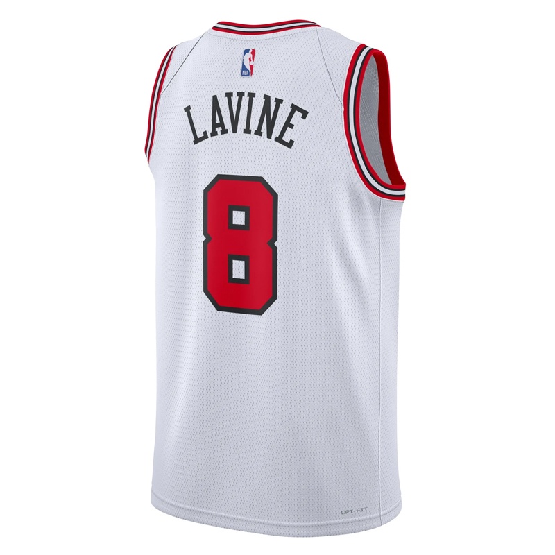 Jual Baju Basket Nike Zach Lavine Chicago Bulls Association Edition Swingman Jersey White Original Dn2072-100 - hoopspoint.com