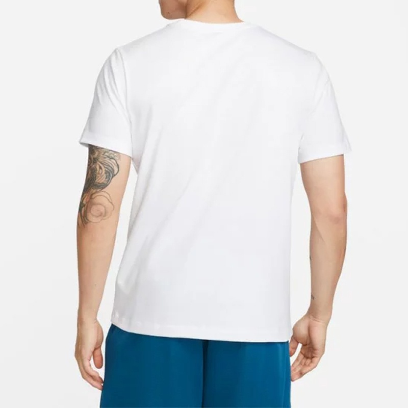 Jual Baju Basket Nike 5Am Art Print Crew-Neck Tee White Original Dn3004-100 - hoopspoint.com