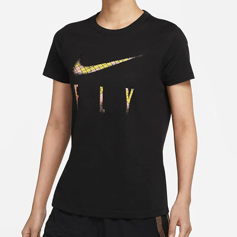 Jual Baju Basket Wanita Nike Wmns Dri-Fit Swoosh Fly Tee Black Original Dn3049-010 - hoopspoint.com