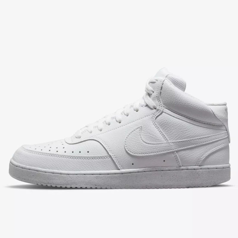 Beli Sepatu Sneakers Nike Court Vision Mid Next Nature Triple White Original Dn3577-100