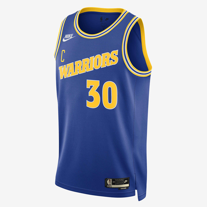 Jual Baju Basket Nike Golden State Warriors Stpehen Curry Hardwood Classic Swingman Jersey Blue Original Do9446-497 - hoopspoint.com