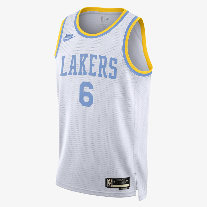 Jual Baju Basket Nike Lebron James Los Angeles Lakers Hwc Swingman Jersey White Original Do9448-101 - hoopspoint.com