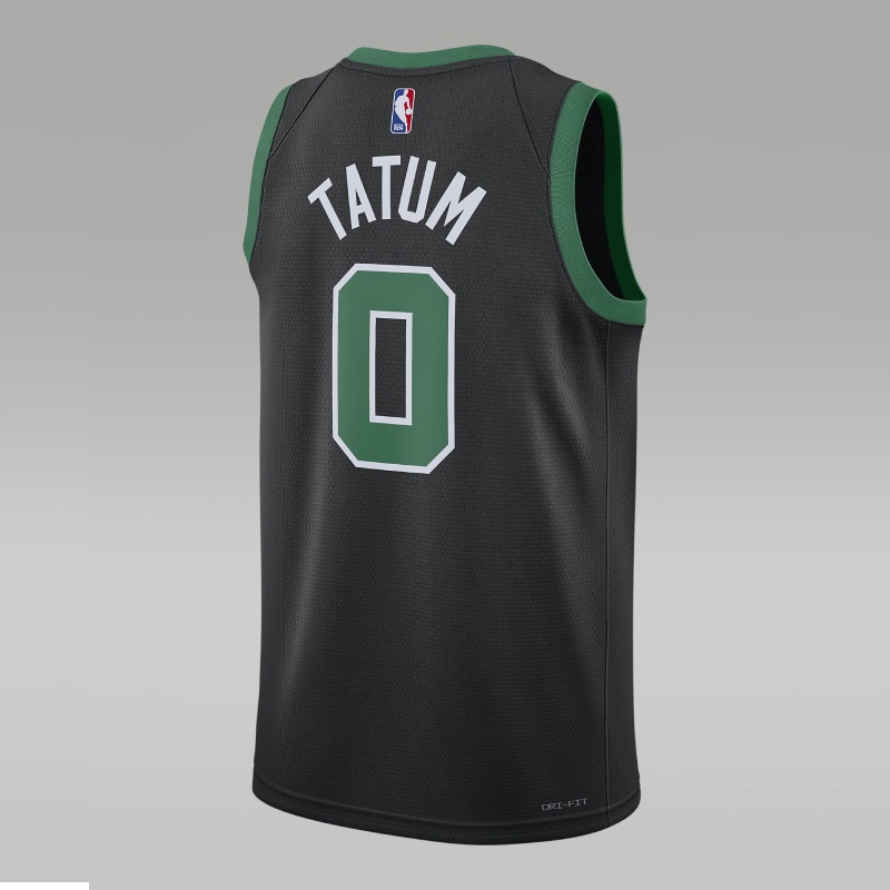 Jual Baju Basket Air Jordan Jayson Tatum Boston Celtics Statement Edition Swingman Jersey Black Original Do9519-012 - hoopspoint.com