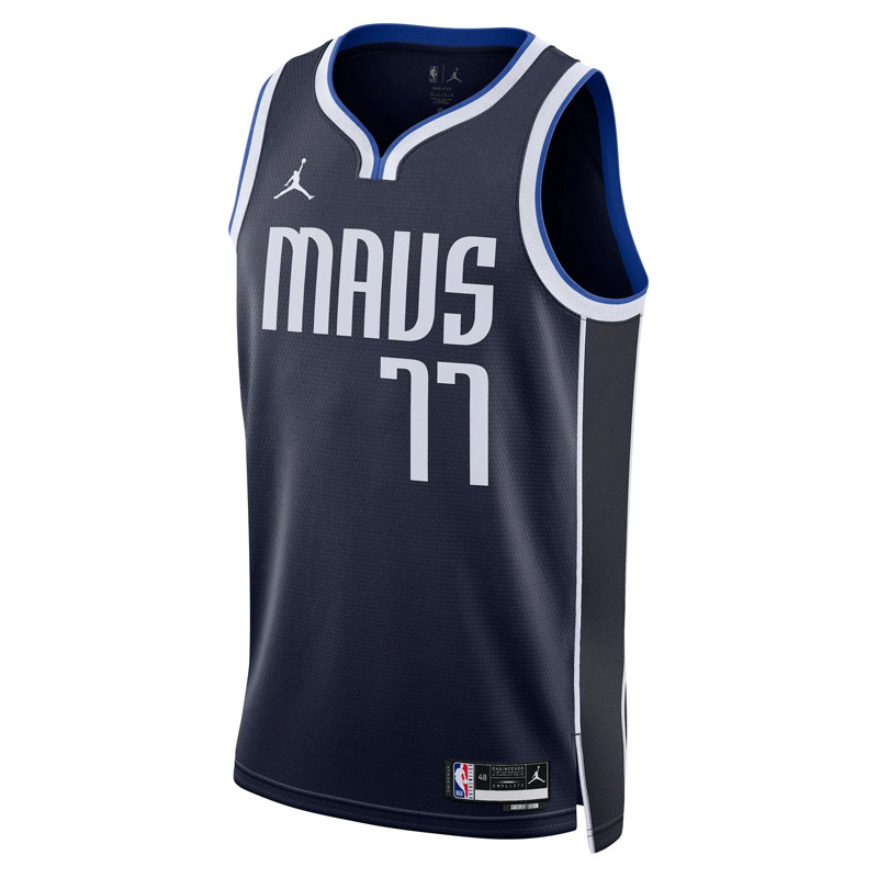 Jual Baju Basket Air Jordan Luka Doncic Dallas Mavericks Statement Edition Swingman Jersey Blue Original Do9523-420 - www.hoopspoint.com