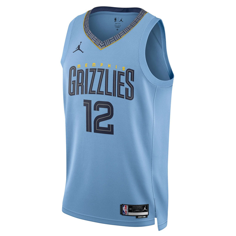 Jual Baju Basket Air Jordan Ja Morant Memphis Grizzlies Statement Edition Swingman Jersey Blue Original Do9531-422 - hoopspoint.com