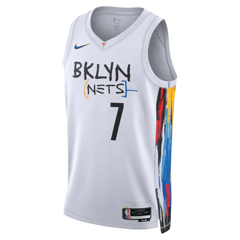 Jual Baju Basket Nike Kevin Durant Brooklyn Nets City Edition Swingman Jersey White Original Do9585-102 - www.hoopspoint.com