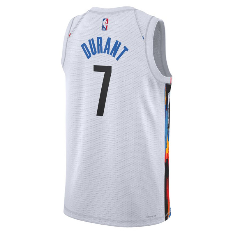 Jual Baju Basket Nike Kevin Durant Brooklyn Nets City Edition Swingman Jersey White Original Do9585-102 - www.hoopspoint.com