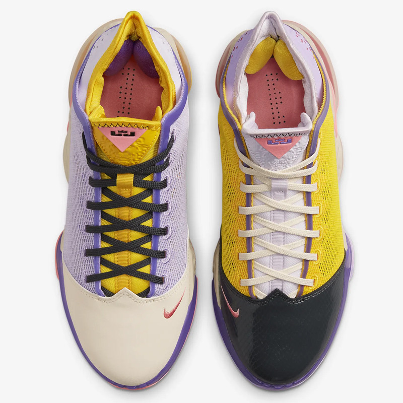 Jual Sepatu Basket Nike Lebron 19 Low Mismatch Purple Original Do9829-500 - hoopspoint.com