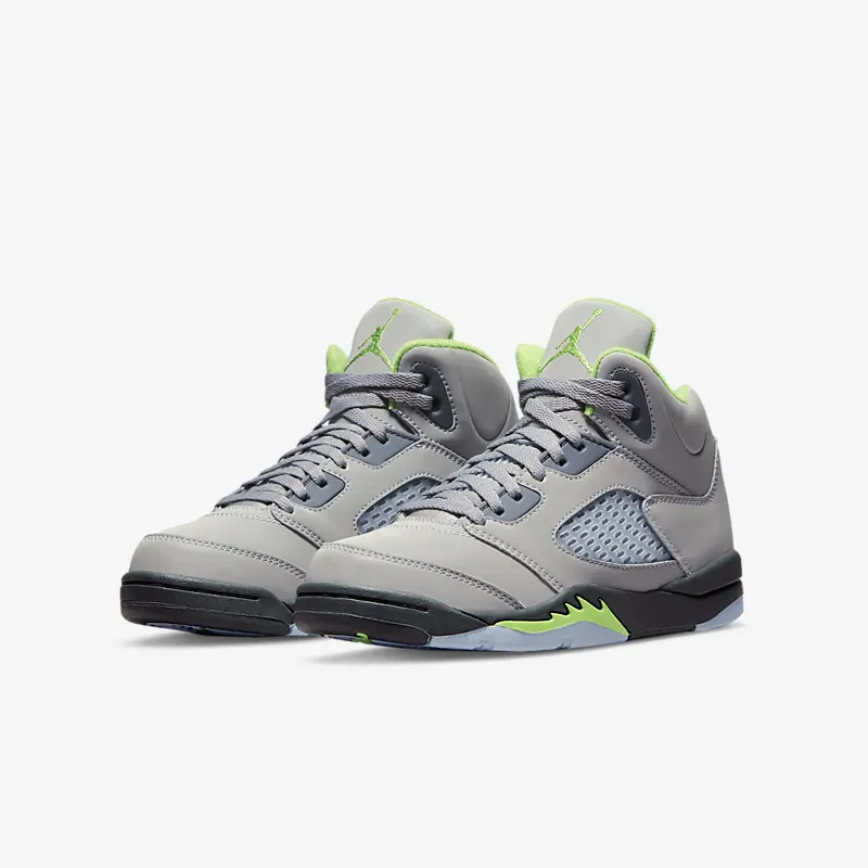 Jual Sepatu Sneakers Anak Air Jordan Aj 5 Retro Ps Flint Grey Original Dq3735-003 - hoopspoint.com