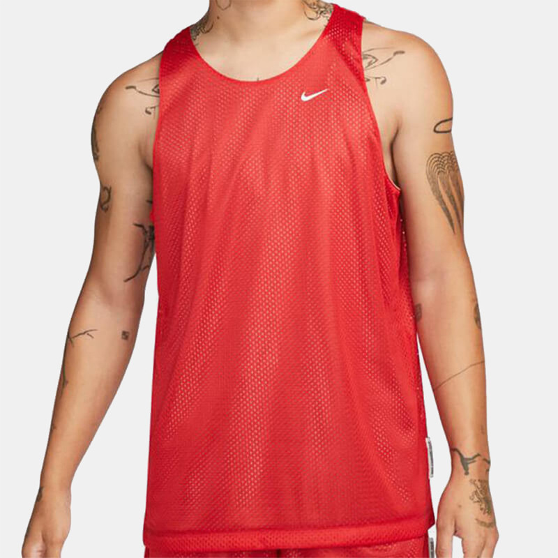 Jual Baju Basket Nike Dri-Fit Standard Issue Reversible Jersey Red Original Dq5732-657 - hoopspoint.com