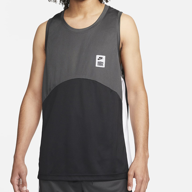 Beli Baju Basket Nike Dri-Fit Starting 5 Jersey Black Original Dq5829-070