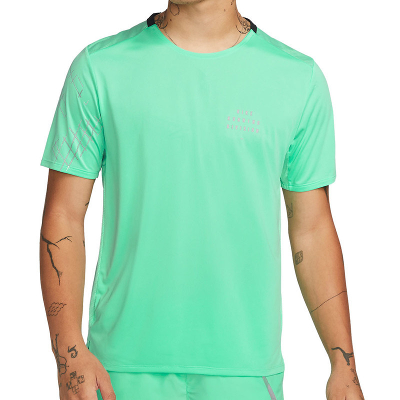 Jual Baju Lari Nike Run Division Rise 365 Tee Green Glow Original Dq6546-342 - hoopspoint.com