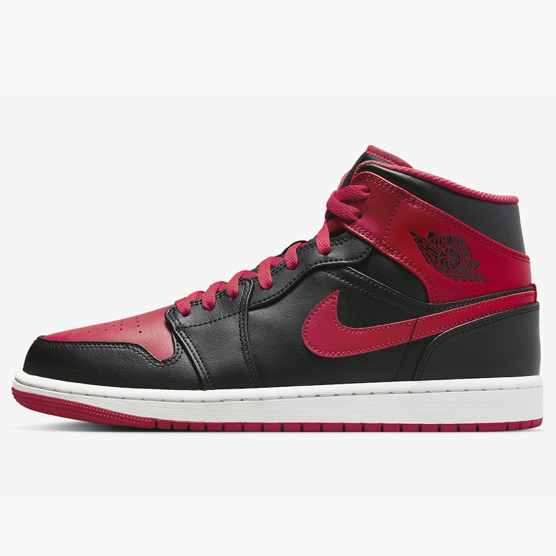 Jual Sepatu Sneakers Air Jordan Aj 1 Mid Alternate Bred Black Red Original Dq8426-060 - hoopspoint.com