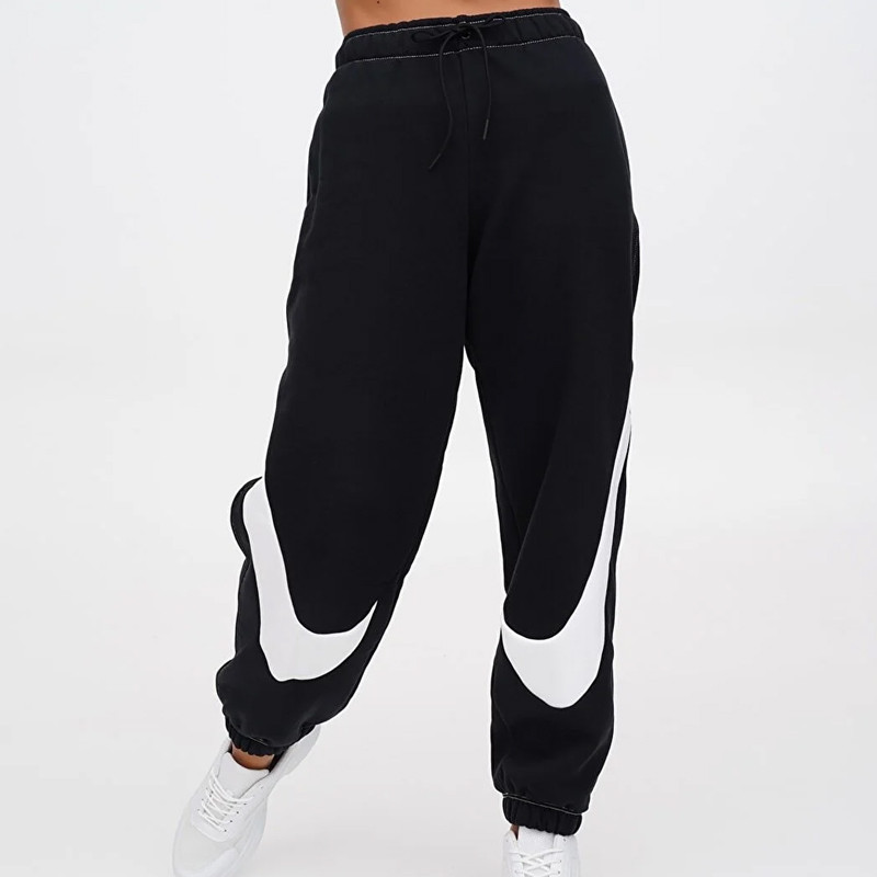 Jual Celana Training Wanita Nike Wmns Sportswear Swoosh Fleece Jogger Black Original Dr6198-010 - hoopspoint.com