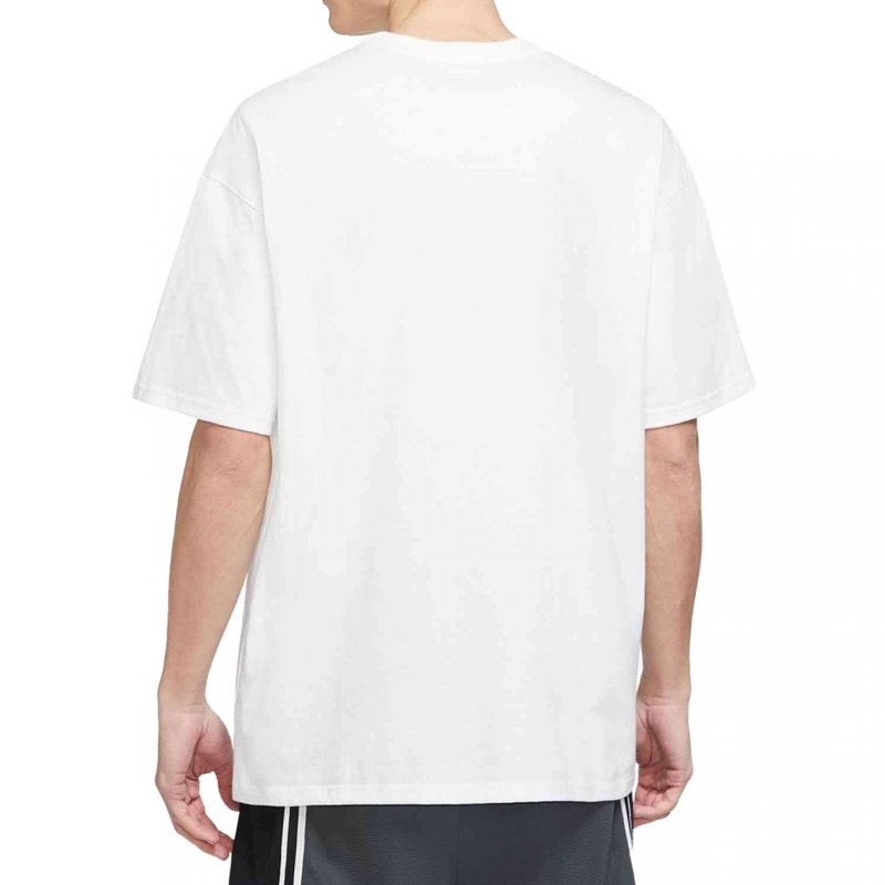 Jual Baju Basket Nike Los Angeles Lakers Courtside Max 90 Tee White Original Dr6300-100 - hoopspoint.com