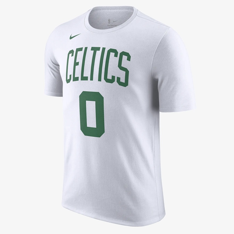 Jual Baju Basket Nike Jayson Tatum Boston Celtics Tee White Original Dr6364-102 - hoopspoint.com