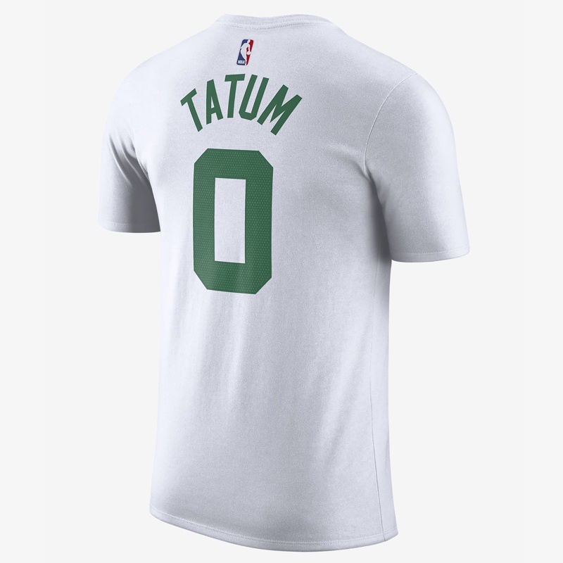 Jual Baju Basket Nike Jayson Tatum Boston Celtics Tee White Original Dr6364-102 - hoopspoint.com