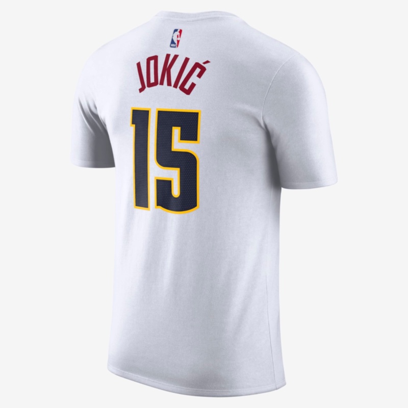 Jual Baju Basket Nike Denver Nuggets Association Edition Nikola Jokic Tee White Original Dr6372-105 - hoopspoint.com