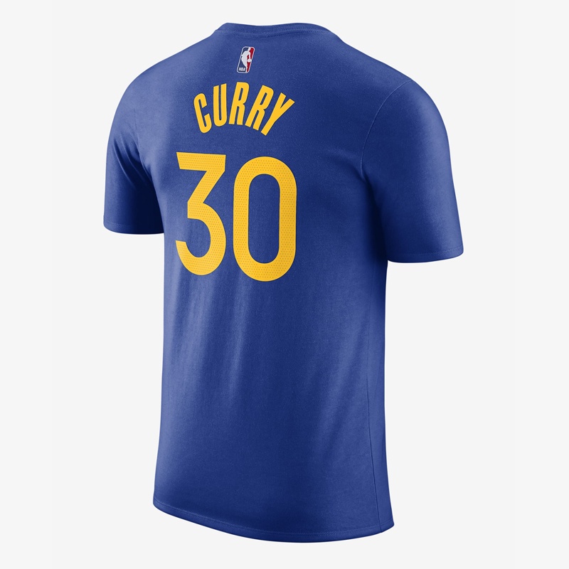 Jual Baju Basket Nike Stephen Curry Golden State Warriors Tee Rush Blue Original Dr6374-496 - hoopspoint.com