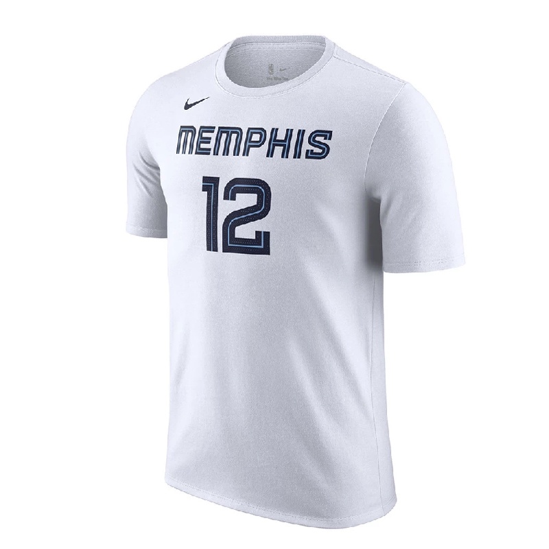 Jual Baju Basket Nike Memphis Grizzlies Association Edition Ja Morant Tee White Original Dr6382-108 - hoopspoint.com