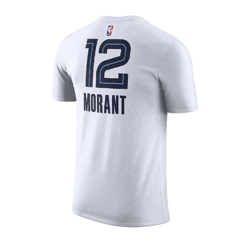 Jual Baju Basket Nike Memphis Grizzlies Association Edition Ja Morant Tee White Original Dr6382-108 - hoopspoint.com