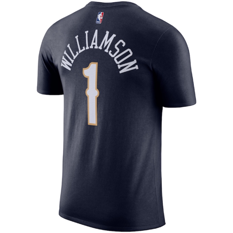 Jual Baju Basket Nike New Orleans Pelicans Zion Williamson Tee Black Original Dr6388-419 - hoopspoint.com