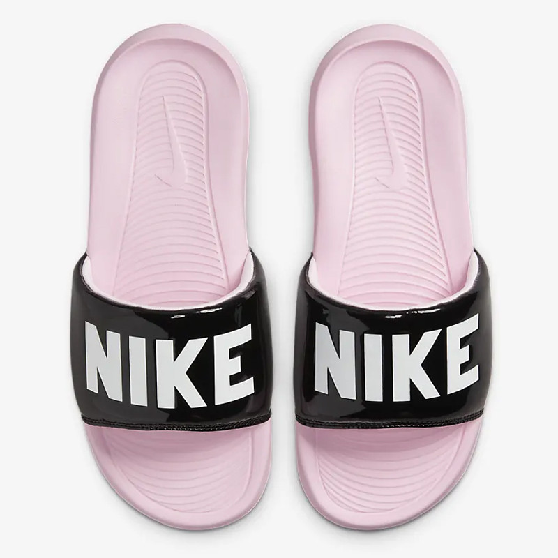 Beli Sandal Sneakers Wanita Nike Wmns Victori One Slide Black Pink Original Dr9880-001