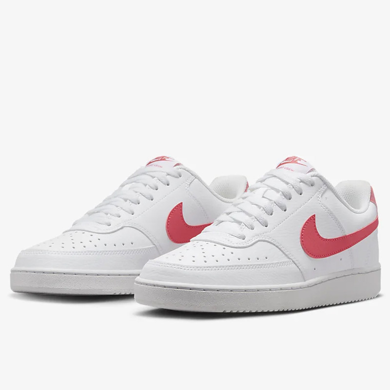 Jual Sepatu Sneakers Wanita Nike Wmns Court Vision Low White Coral Original Dr9885-101 - hoopspoint.com