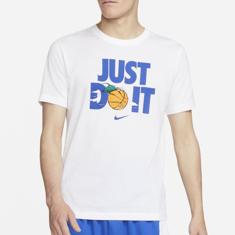 Jual Baju Basket Nike Just Do It Tee White Original Dv1213-100 - hoopspoint.com