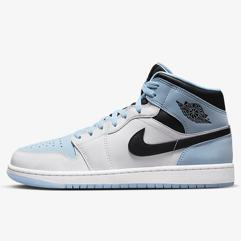 Jual Sepatu Sneakers Air Jordan Aj 1 Mid Se Ice Blue Original Dv1308-104 - hoopspoint.com