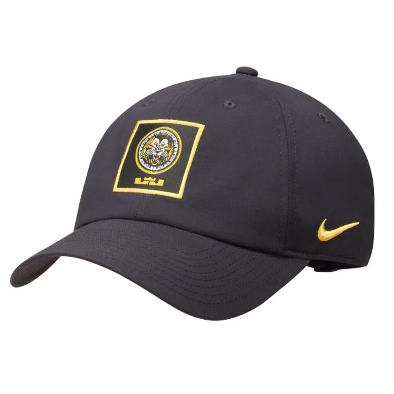 Jual Aksesoris Basket Nike Dri-Fit Lebron Heritage86 Cap Black Original Dv3355-010 - hoopspoint.com