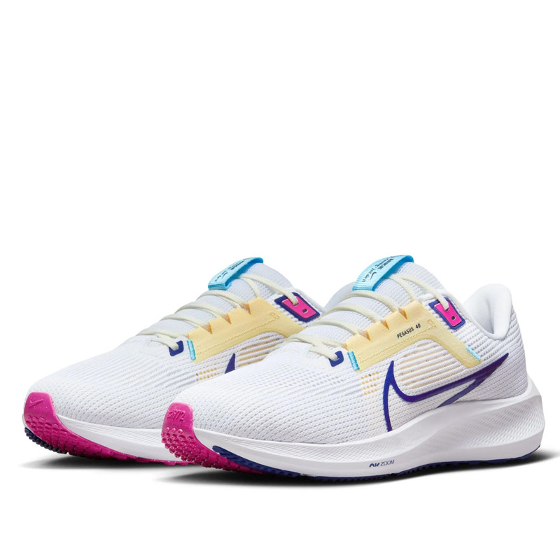 Jual Sepatu Lari Nike Air Zoom Pegasus 40 White Original Dv3853-105 - hoopspoint.com