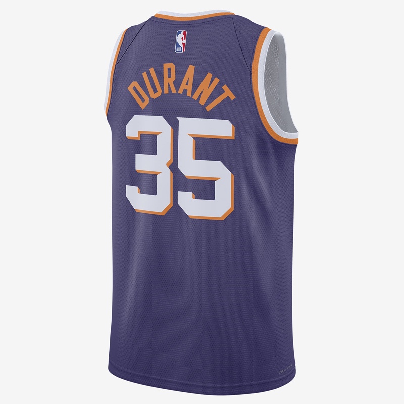 Jual Baju Basket Nike Kevin Durant Phoenix Suns Icon Edition Swingman Jersey New Orchid Original Dv4855-570 - hoopspoint.com