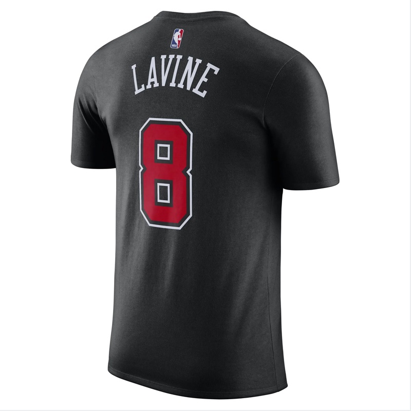 Jual Baju Basket Air Jordan Zach Lavine Chicago Bulls Statement Edition Tee Black Original Dv5765-015 - hoopspoint.com