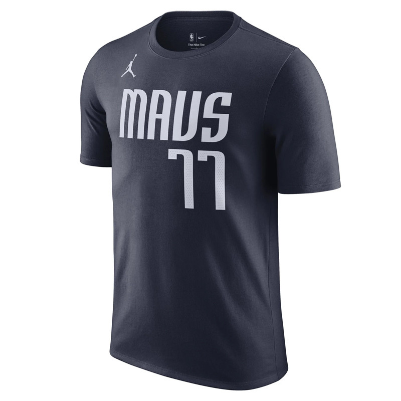 Jual Baju Basket Air Jordan Dallas Mavericks Luka Doncic Statement Edition Tee Navy Original Dv5768-428 - hoopspoint.com