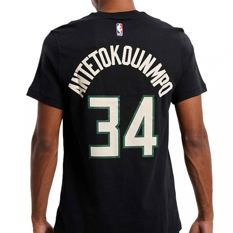 Jual Baju Basket Air Jordan Milwaukee Bucks Antetokounmpo Statement Edition Tee Black Original Dv5783-015 - hoopspoint.com