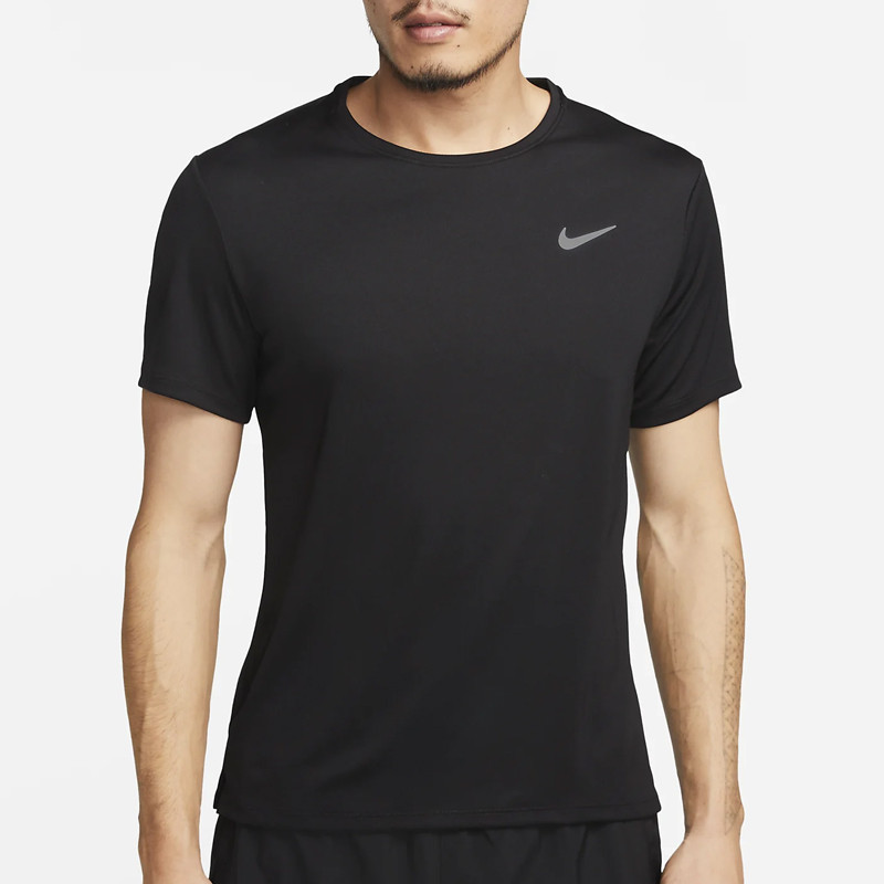 Jual Baju Lari Nike Dri-Fit Uv Miler Tee Black Original Dv9316-010 - hoopspoint.com