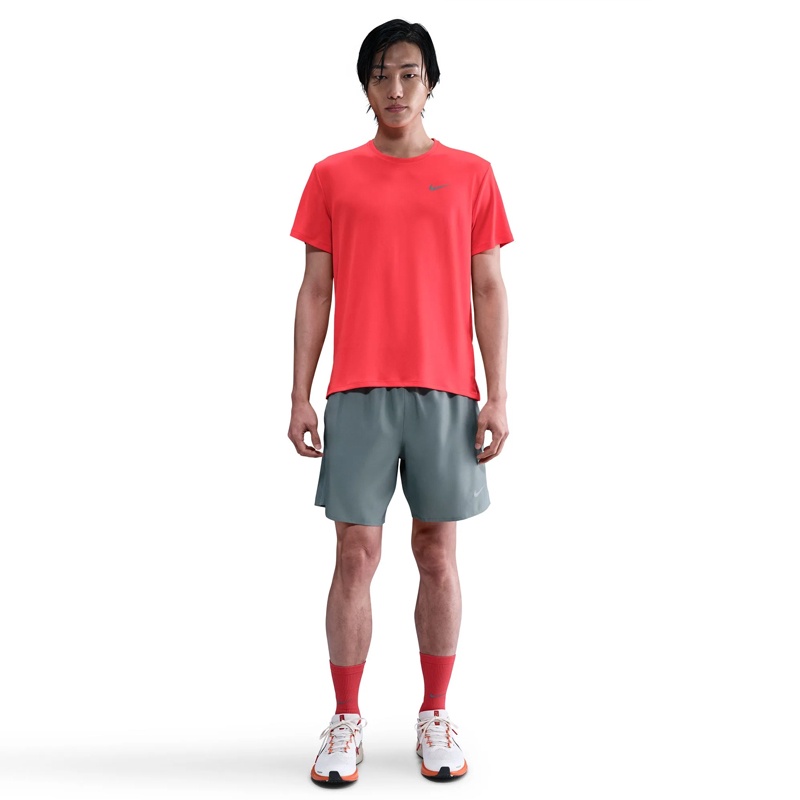 Jual Baju Lari Nike As M Nk Df Uv Miler Ss Bright Crimson Original Dv9316-635 - hoopspoint.com