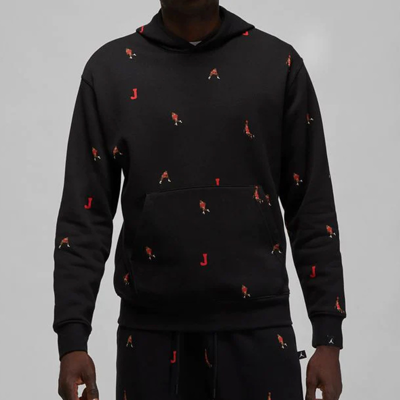 Jual Baju Basket Air Jordan Essentials Holiday Jumpman Hoodie Black Original Dv9392-010 - hoopspoint.com