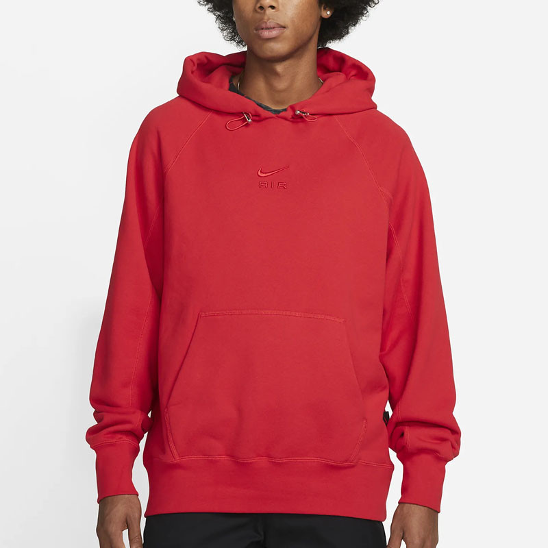 Jual Baju Sneakers Nike French Terry Pullover Hoodie Red Original Dv9778-657 - hoopspoint.com