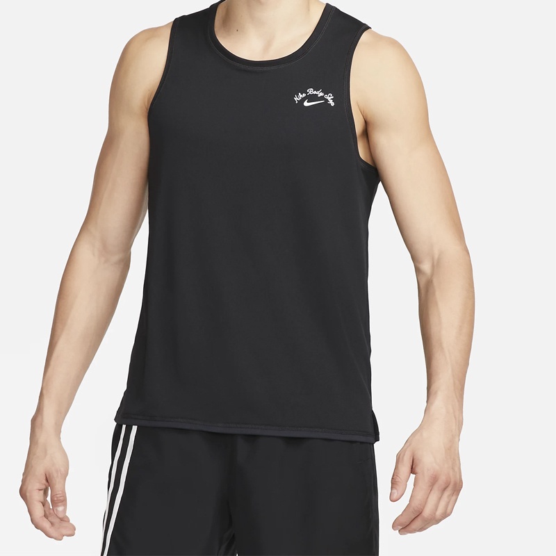 Jual Baju Lari Nike Dri-Fit Miler Running Tank Black Original Dx1549-010 - hoopspoint.com