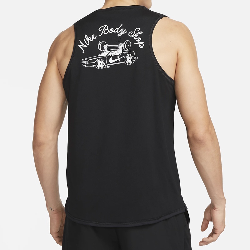 Jual Baju Lari Nike Dri-Fit Miler Running Tank Black Original Dx1549-010 - hoopspoint.com