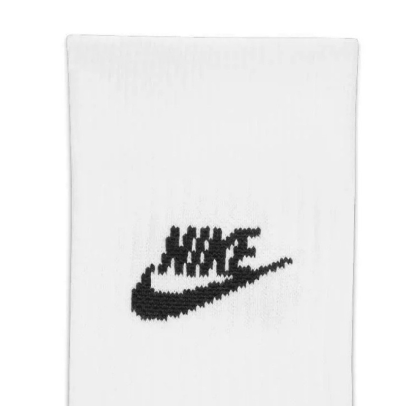 Jual Kaos Kaki Sneakers Nike Everyday Essential 3 Pair Crew Socks White Original Dx5025-100 - hoopspoint.com