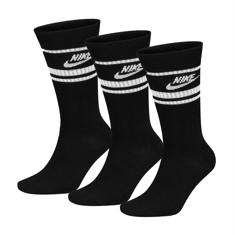 Jual Kaos Kaki Training Nike 3Pk Everyday Essential Crew Socks Black Original Dx5089-010 - hoopspoint.com